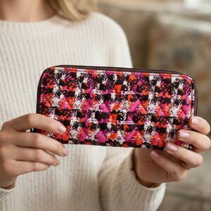 Vera Bradley RFID Georgia Wallet Houndstooth NWT